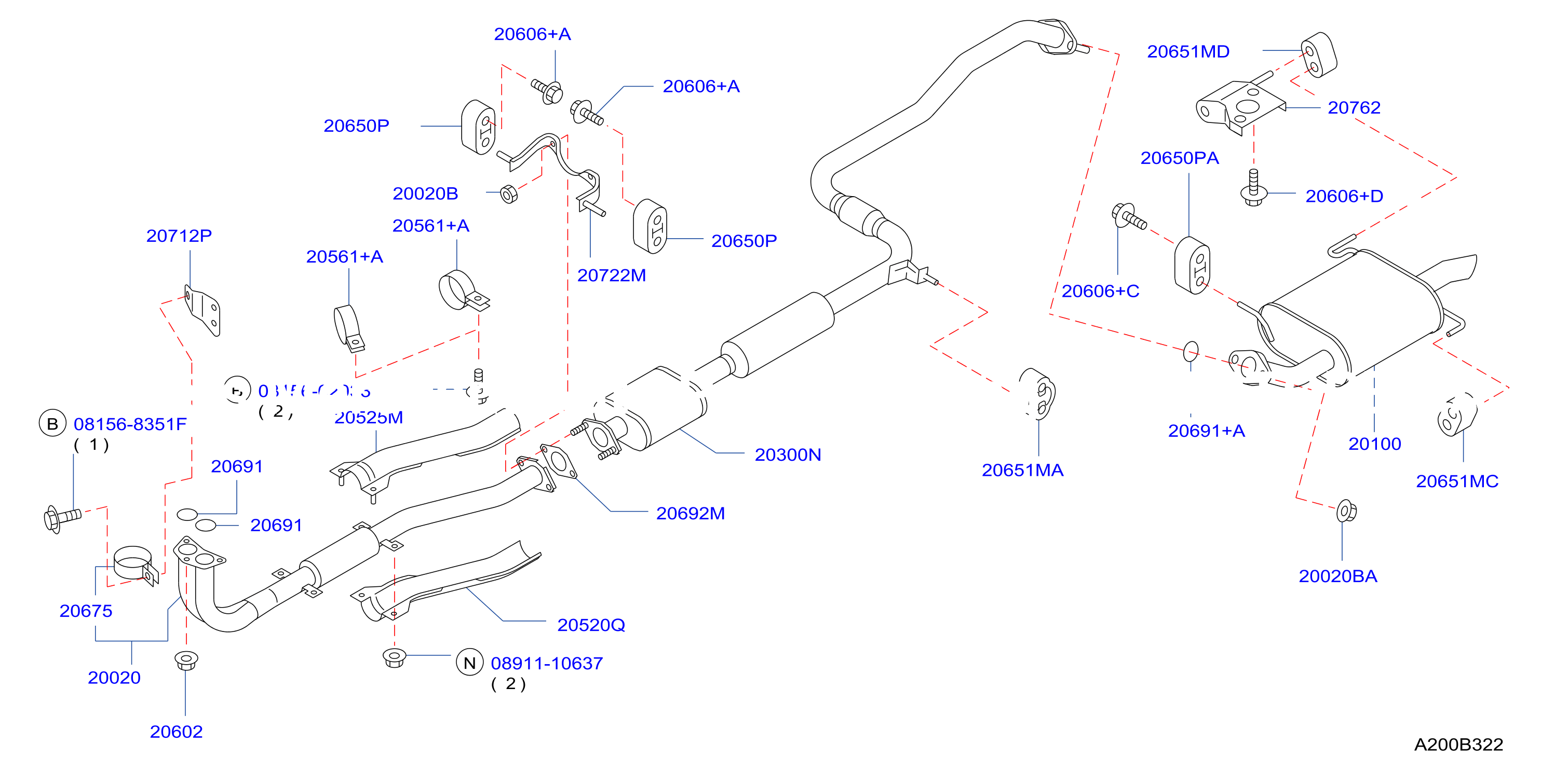 Exhaust Tube Muffler Exw