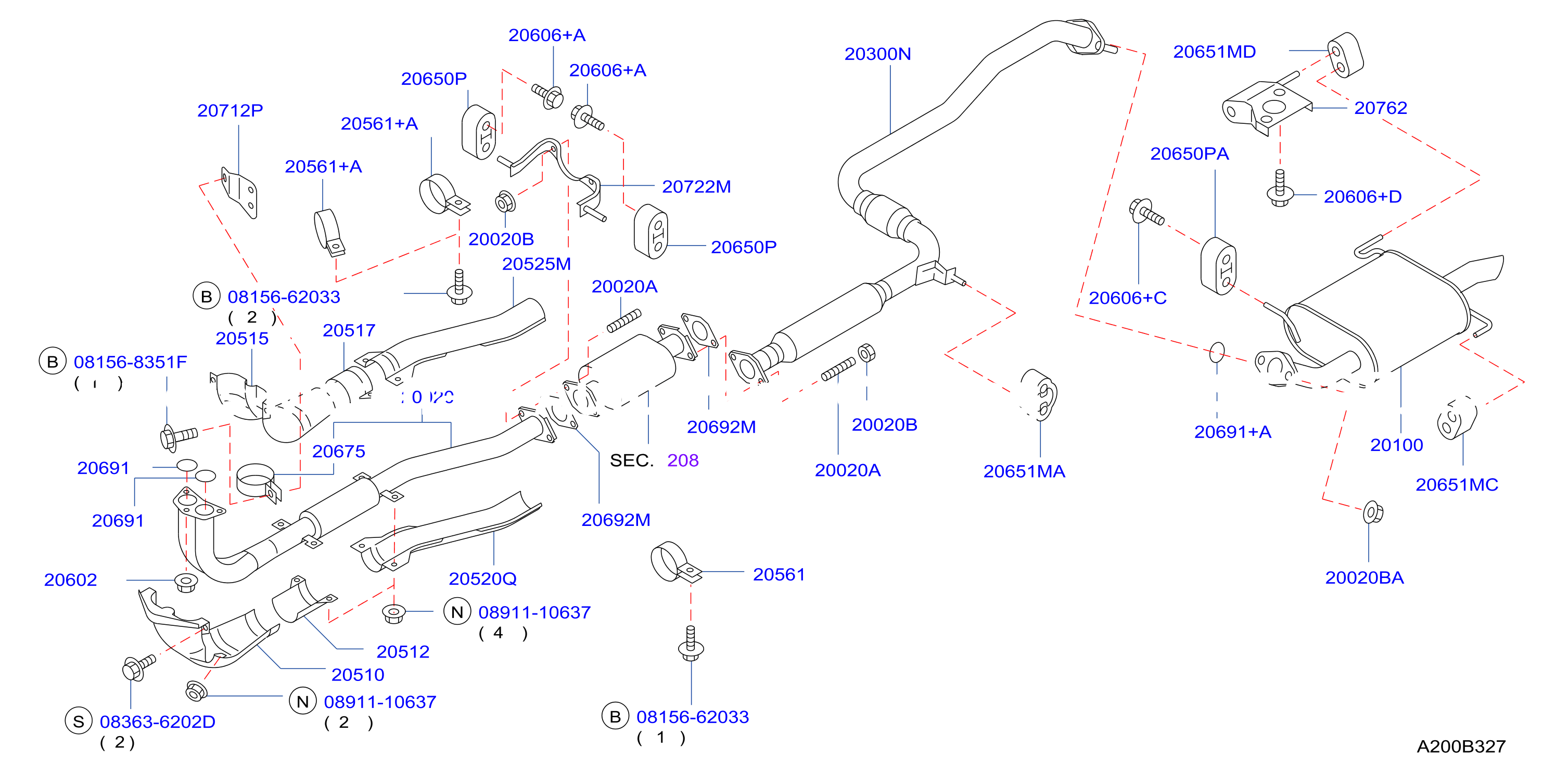 Exhaust Tube Muffler Exy