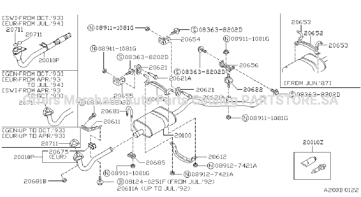 Exhaust Tube Muffler