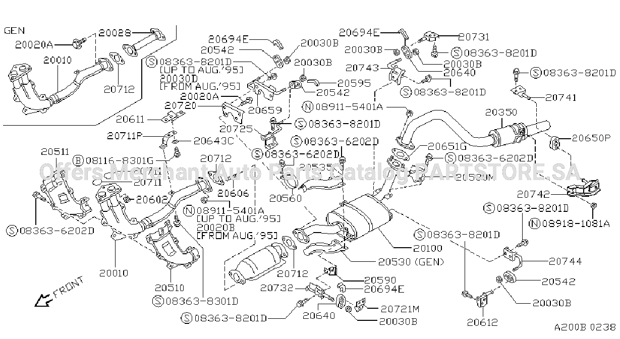 Exhaust Tube Muffler