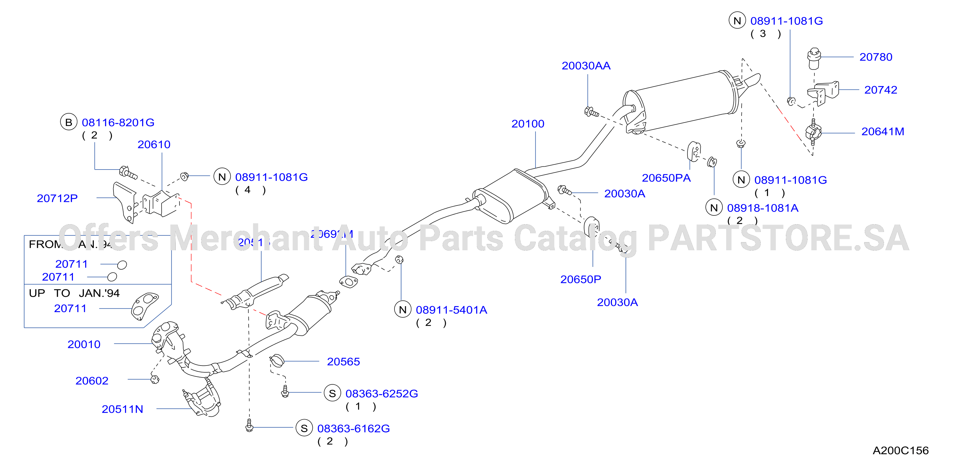 Exhaust Tube Muffler
