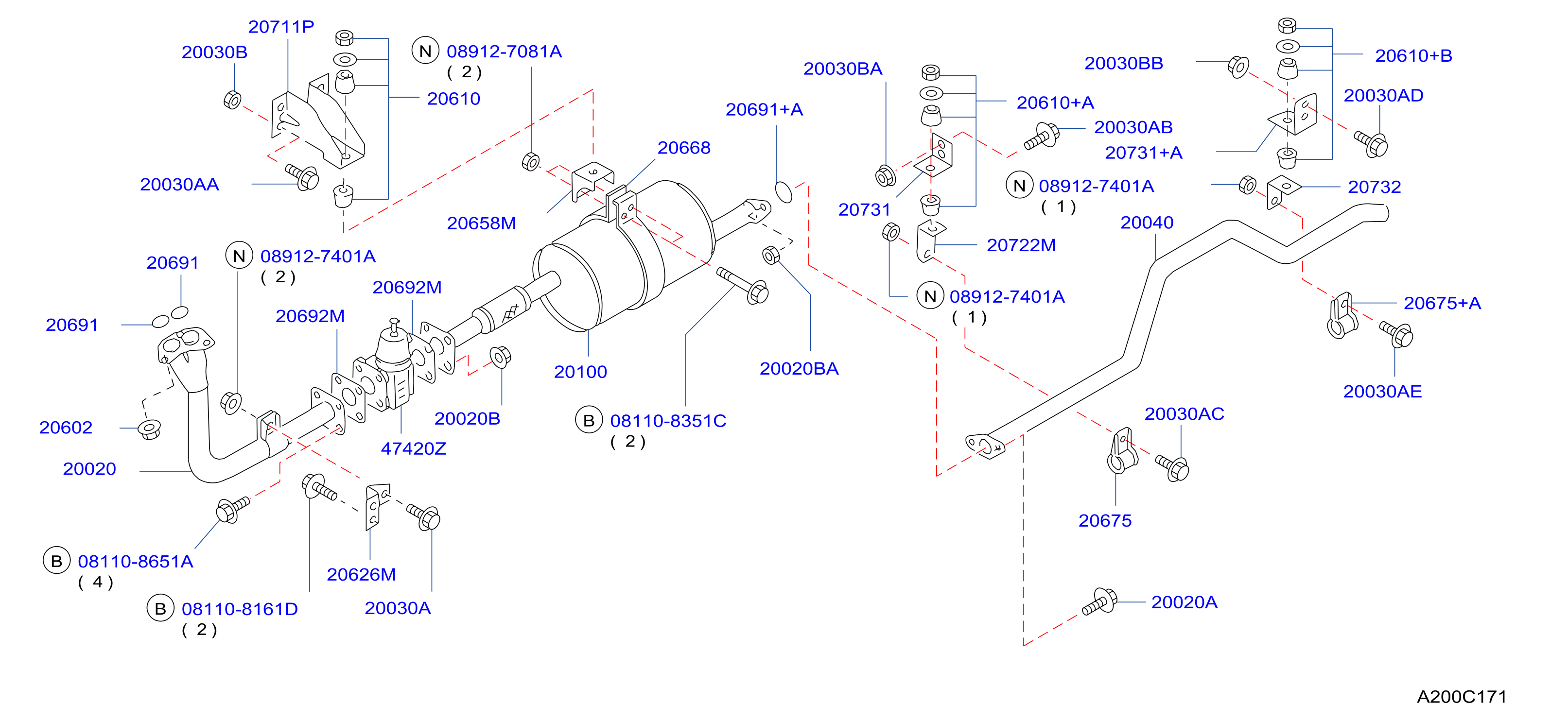 Exhaust Tube Muffler