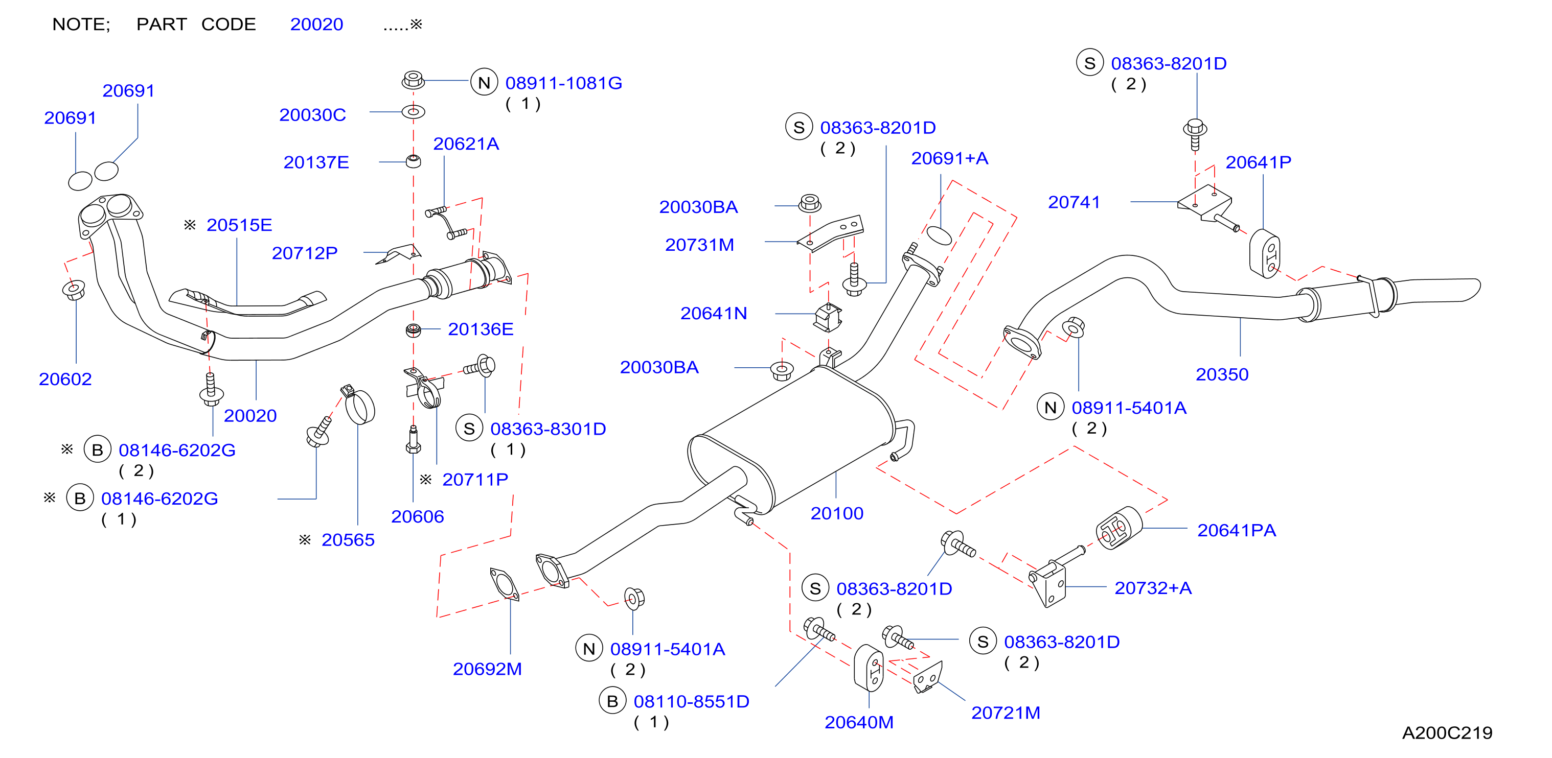 Exhaust Tube Muffler