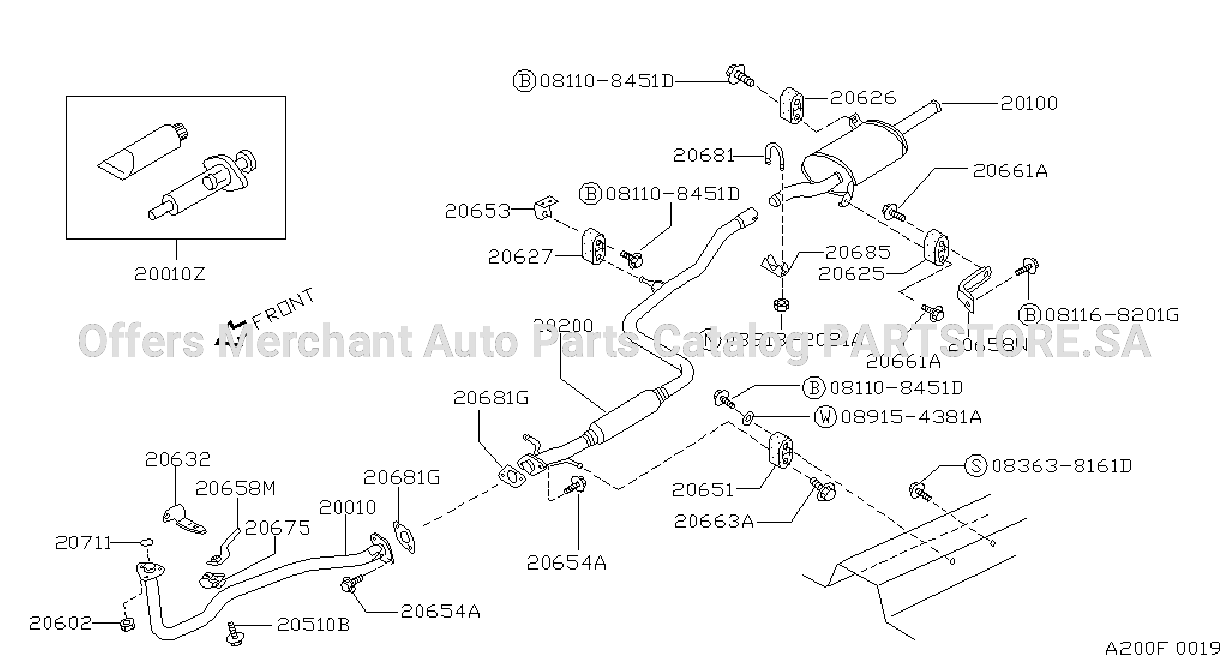 Exhaust Tube Muffler