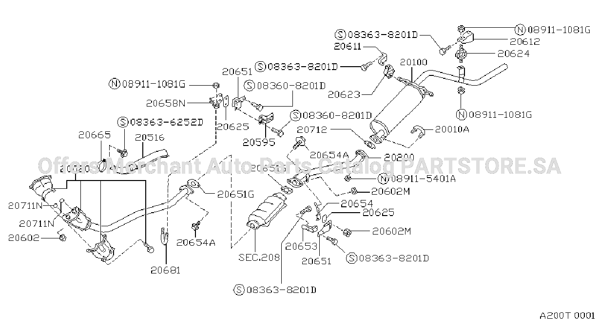 Exhaust Tube Muffler