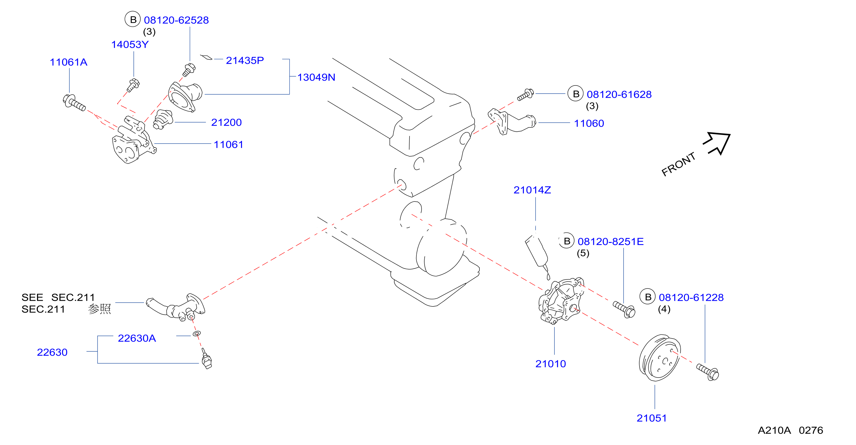 Water Pump Cooling Fan Thermostat