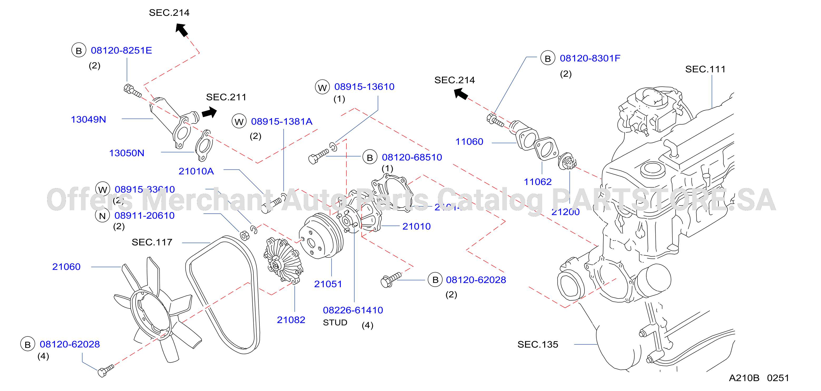 Water Pump Cooling Fan Thermostat