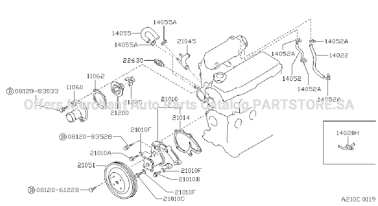 Water Pump Cooling Fan Thermostat