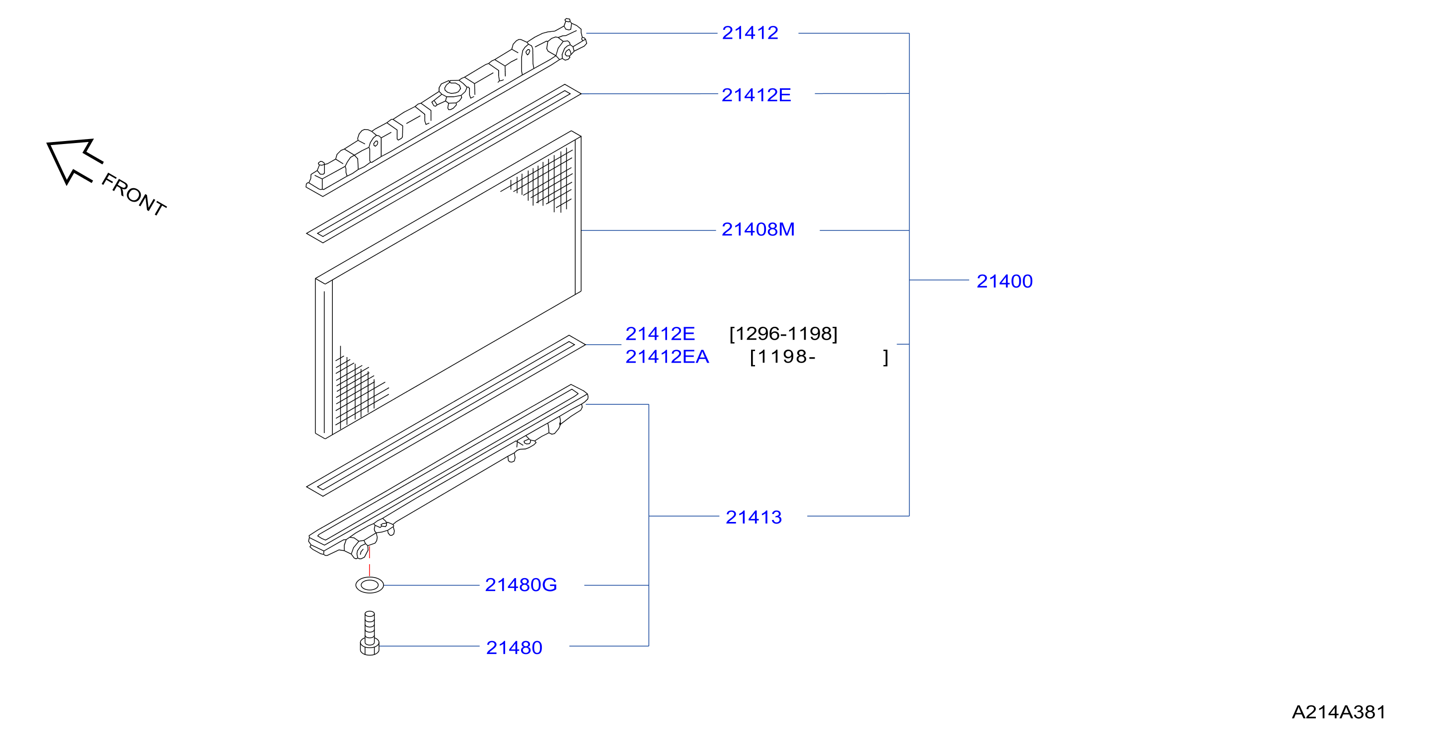 Radiator Shroud Inverter Cooling Radiator Assy