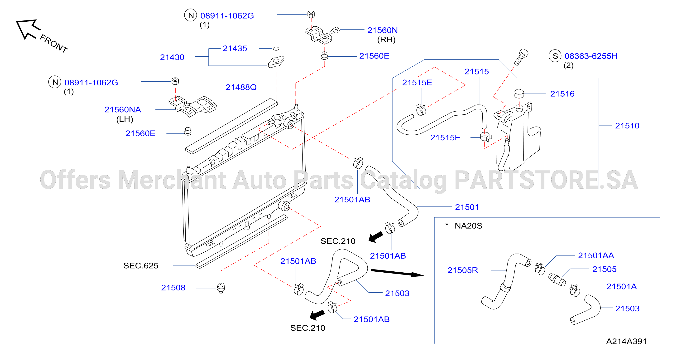 Radiator Shroud Inverter Cooling Fitting Parts