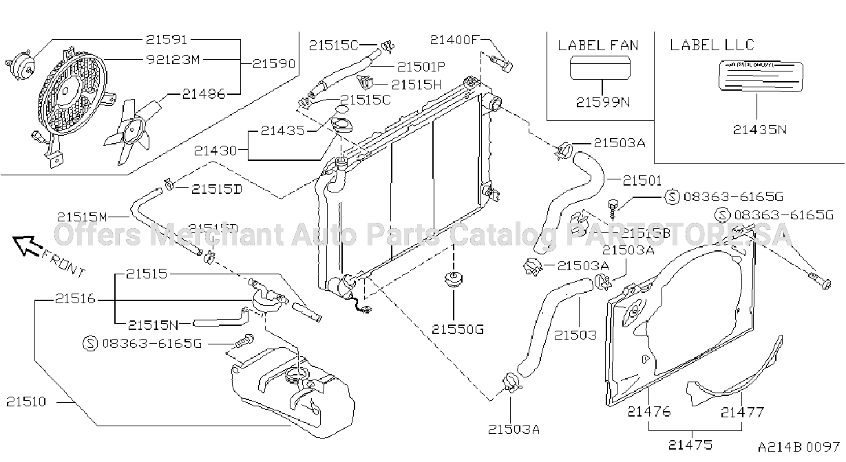 Radiator Shroud Inverter Cooling Radiator Fitting Parts