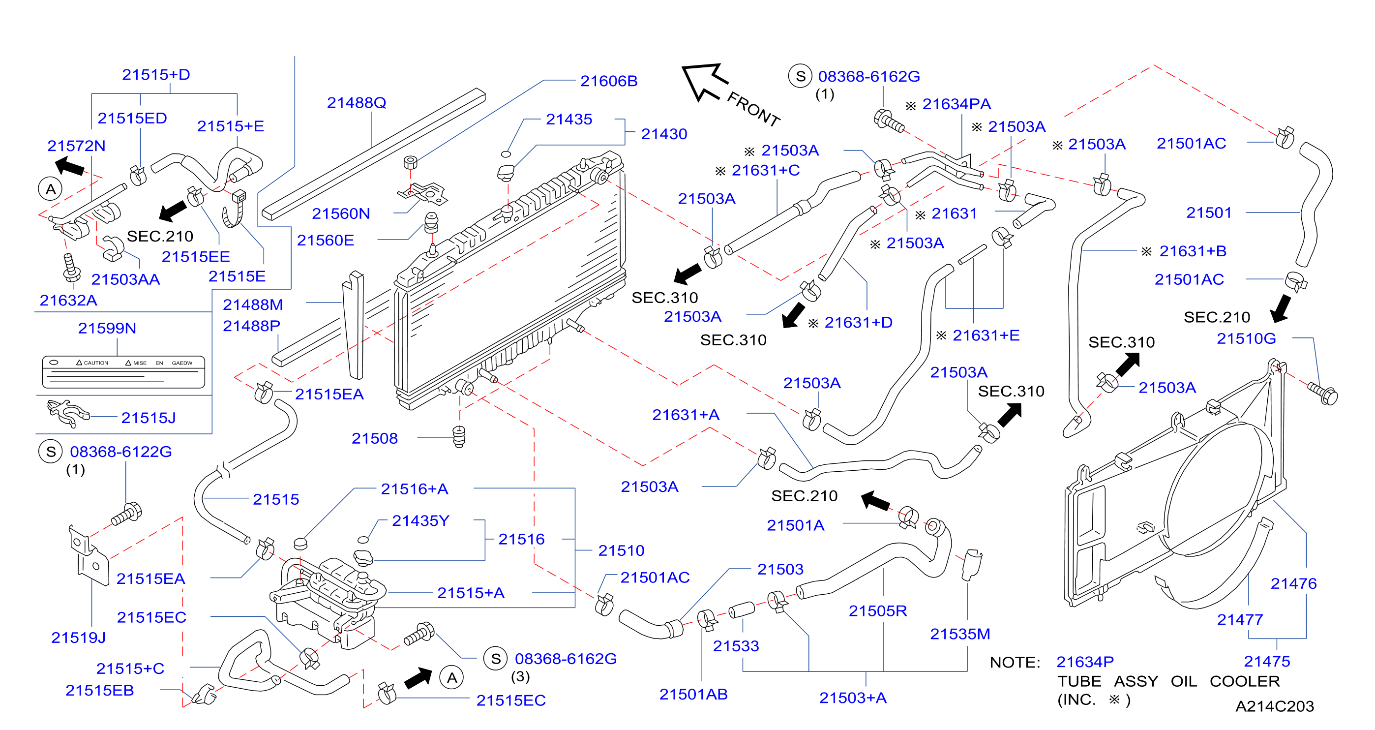 Radiator Shroud Inverter Cooling Fitting Parts