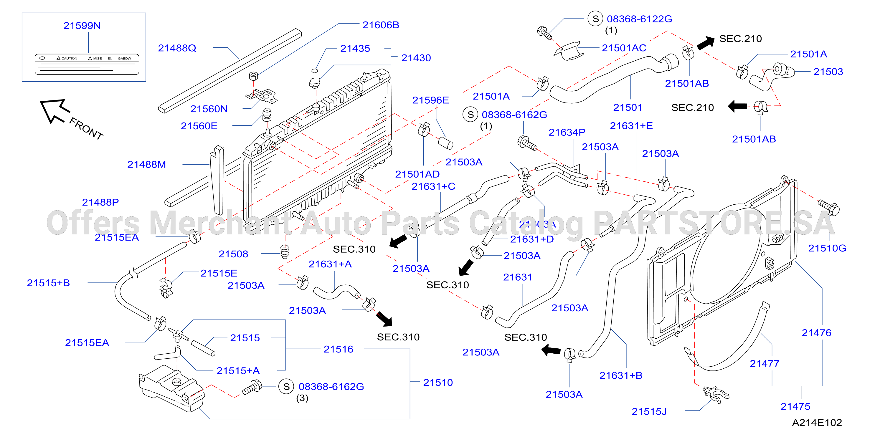 Radiator Shroud Inverter Cooling Fitting Parts