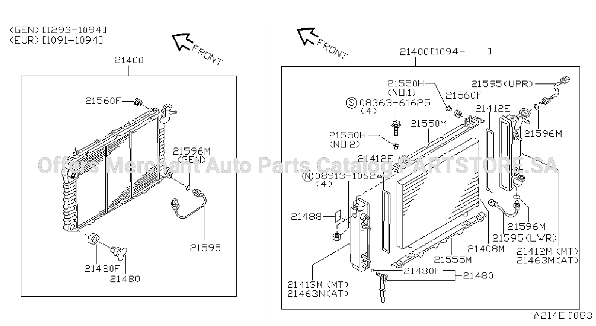 Radiator Shroud Inverter Cooling Radiator Assy