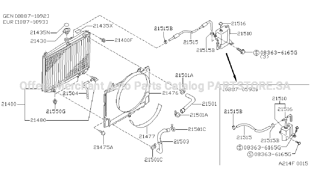 Radiator Shroud Inverter Cooling Copper Radiator Fitting Parts
