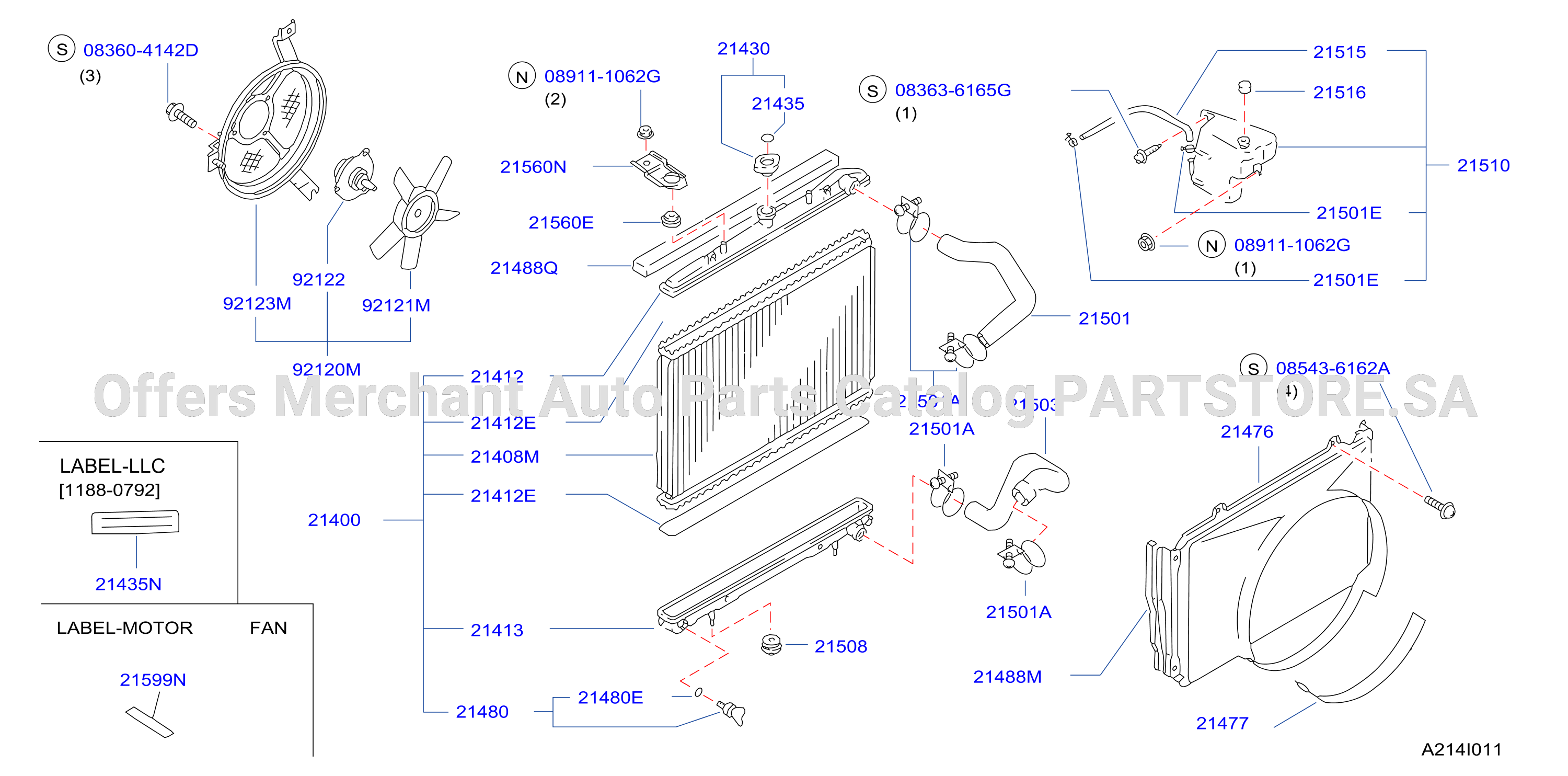 Radiator Shroud Inverter Cooling