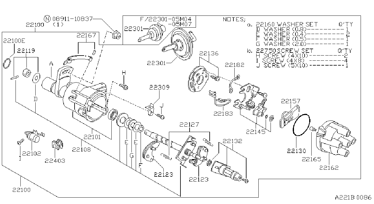 Distributor Ignition Timing Sensor