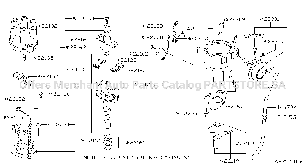 Distributor Ignition Timing Sensor