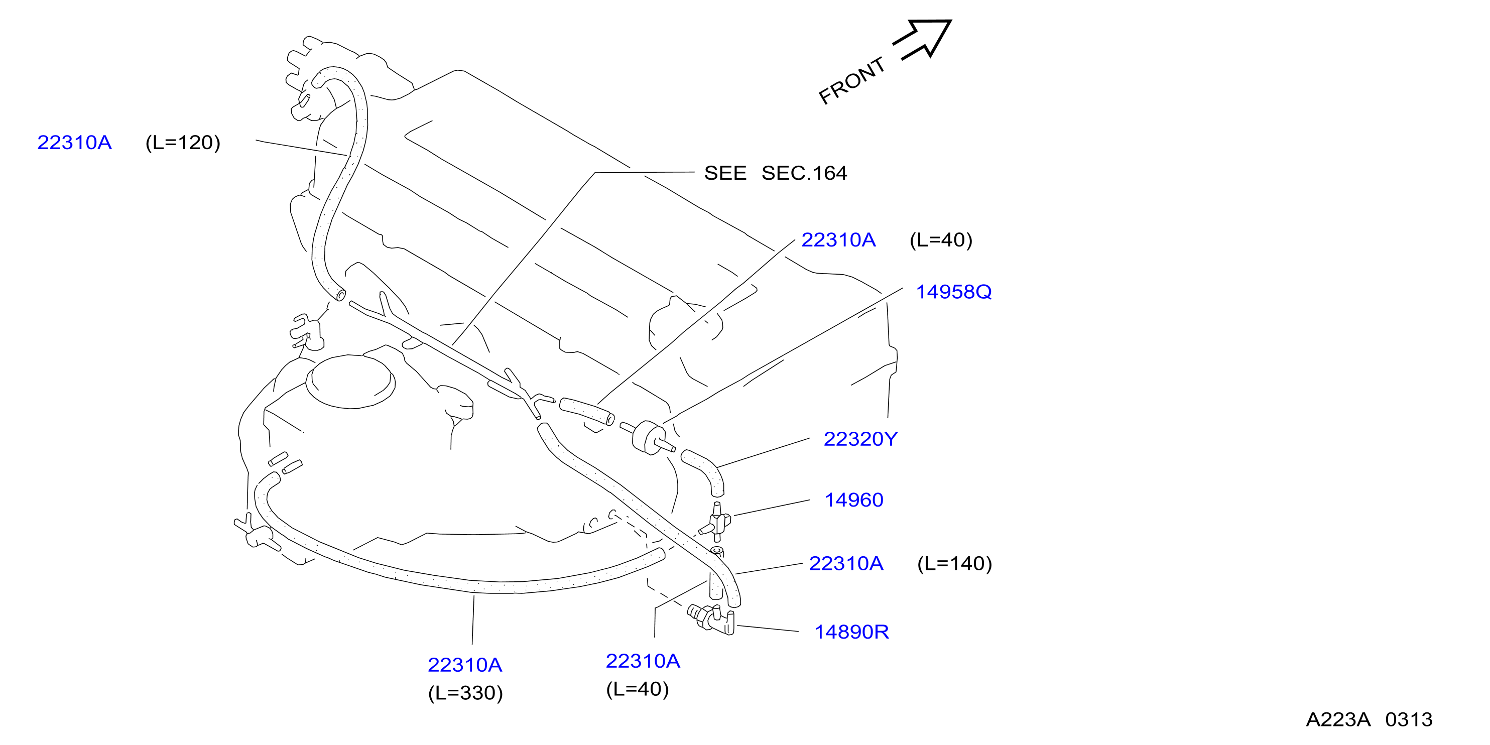 Engine Control Vacuum Piping