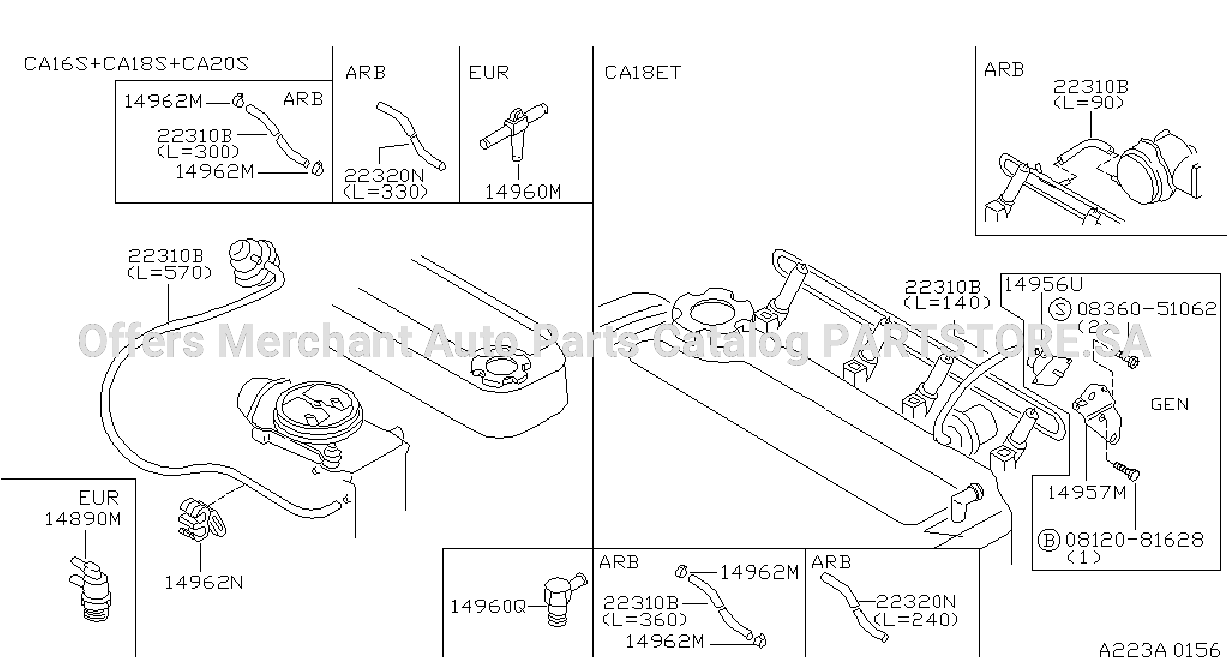 Engine Control Vacuum Piping