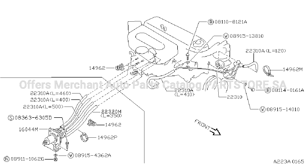 Engine Control Vacuum Piping