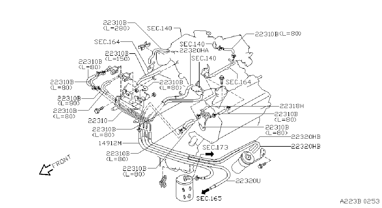 Engine Control Vacuum Piping Hose Gallary