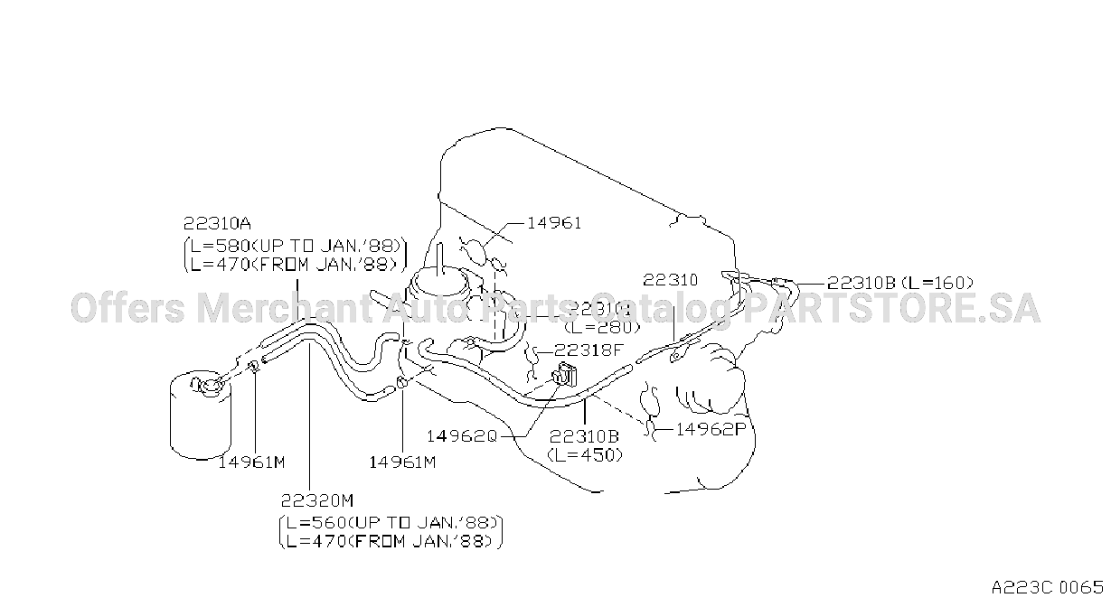 Engine Control Vacuum Piping
