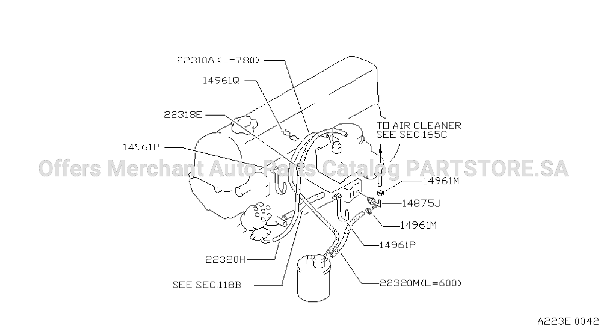 Engine Control Vacuum Piping