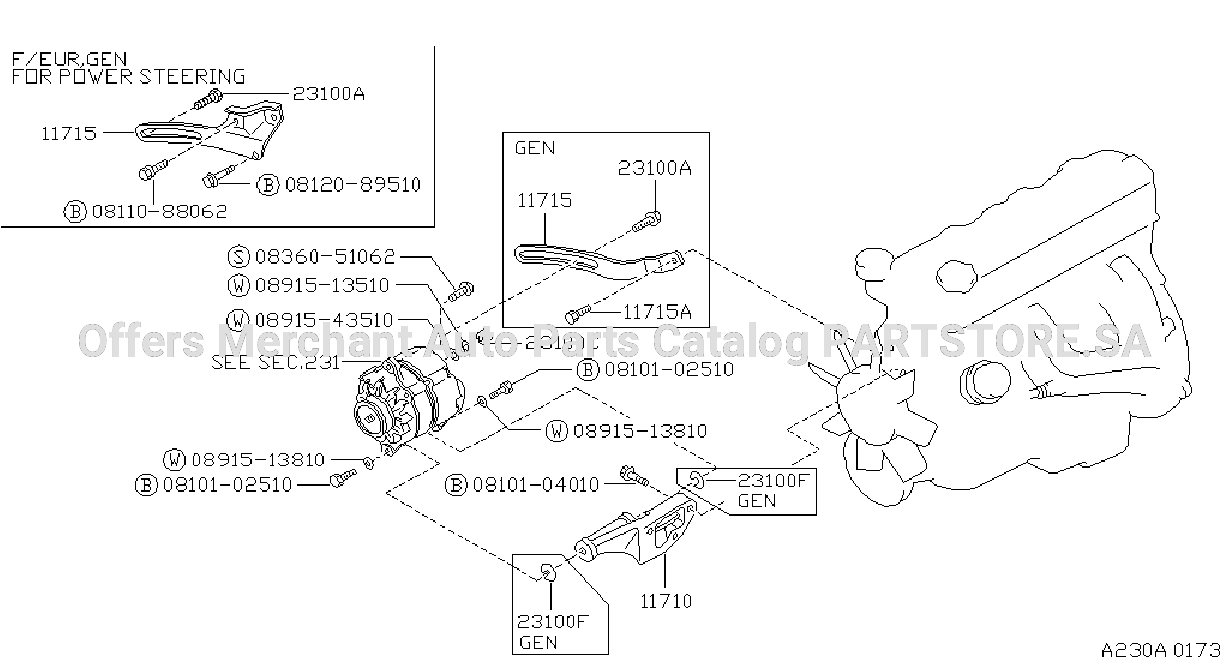 Alternator Fitting