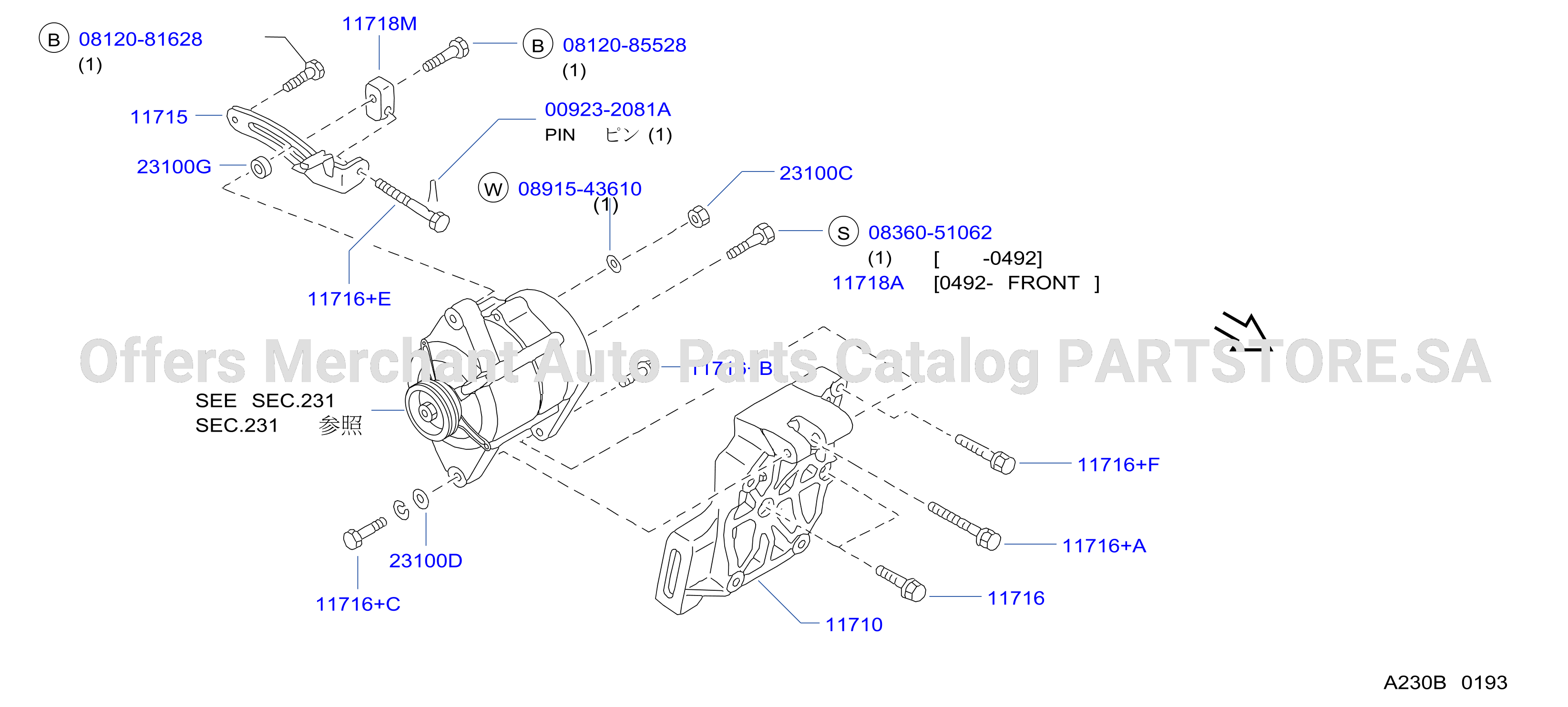 Alternator Fitting