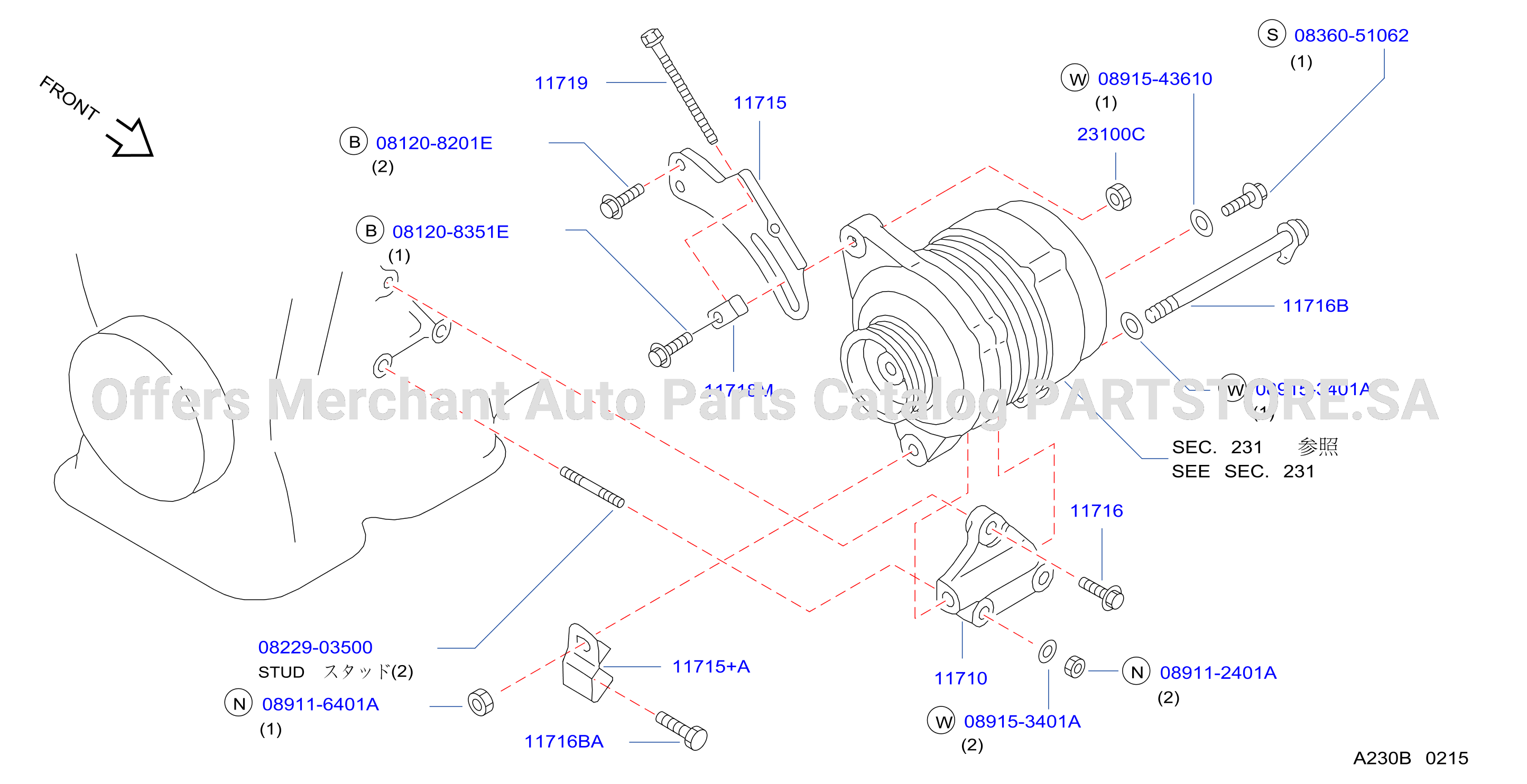 Alternator Fitting