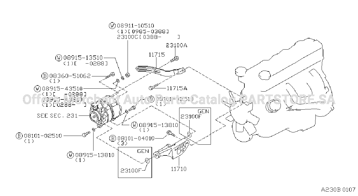 Alternator Fitting