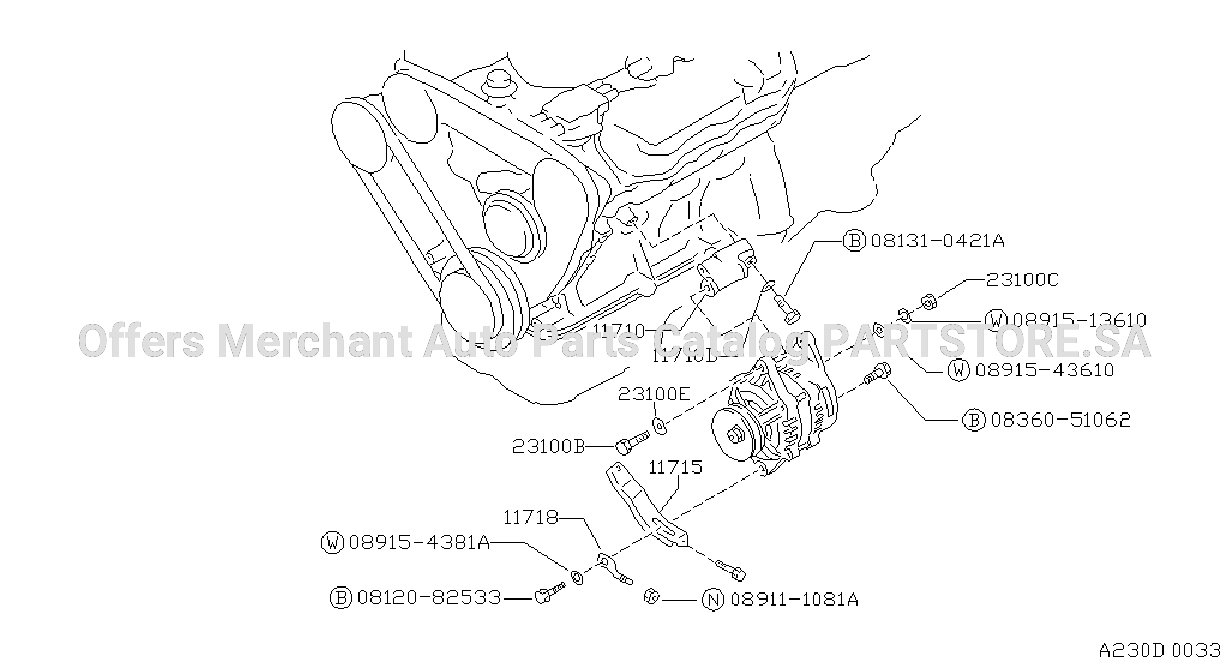 Alternator Fitting