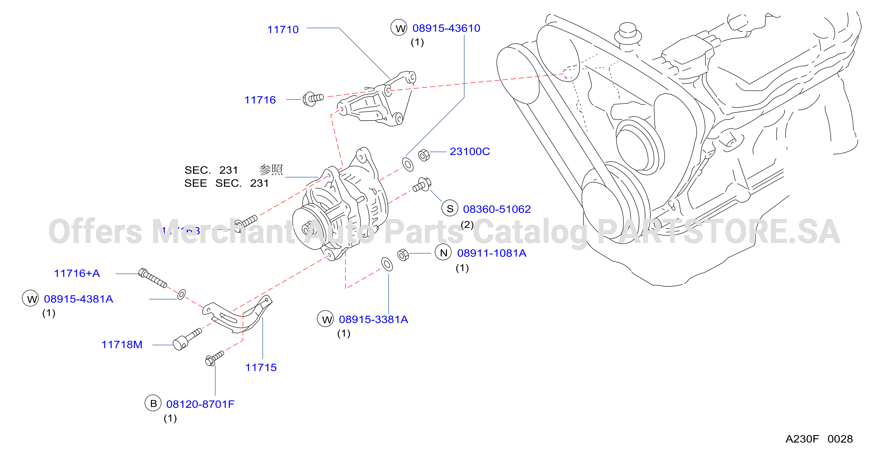 Alternator Fitting