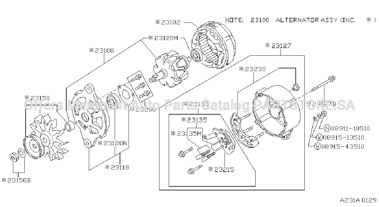 Alternator Hitachi