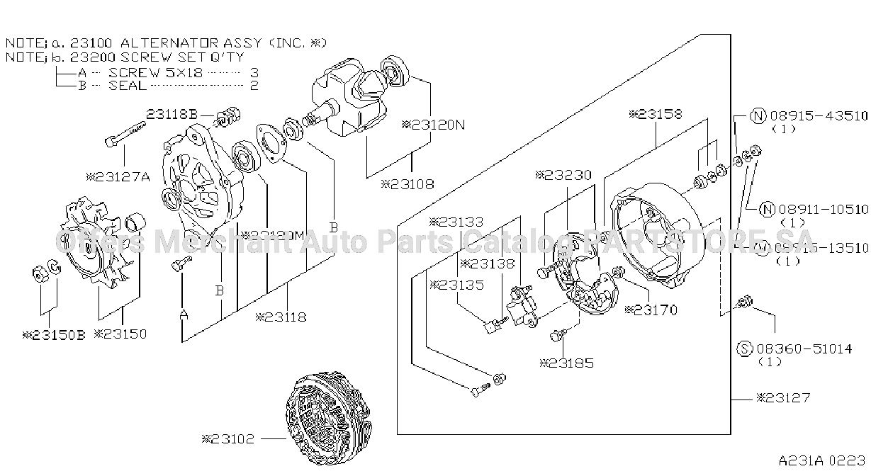 Alternator Mitsubishi