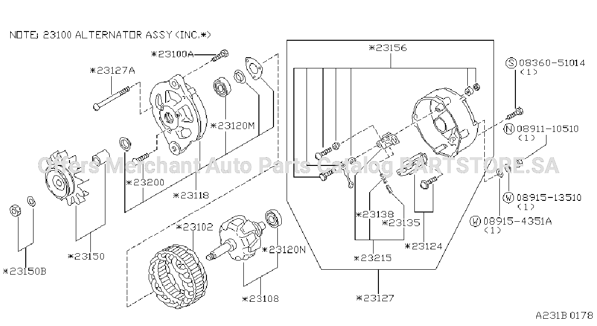 Alternator Mitsubishi