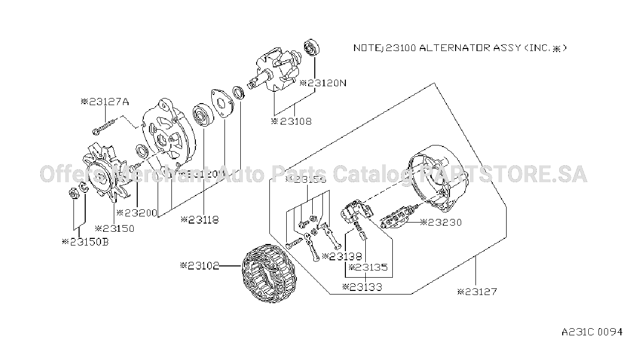Alternator Mitsubishi