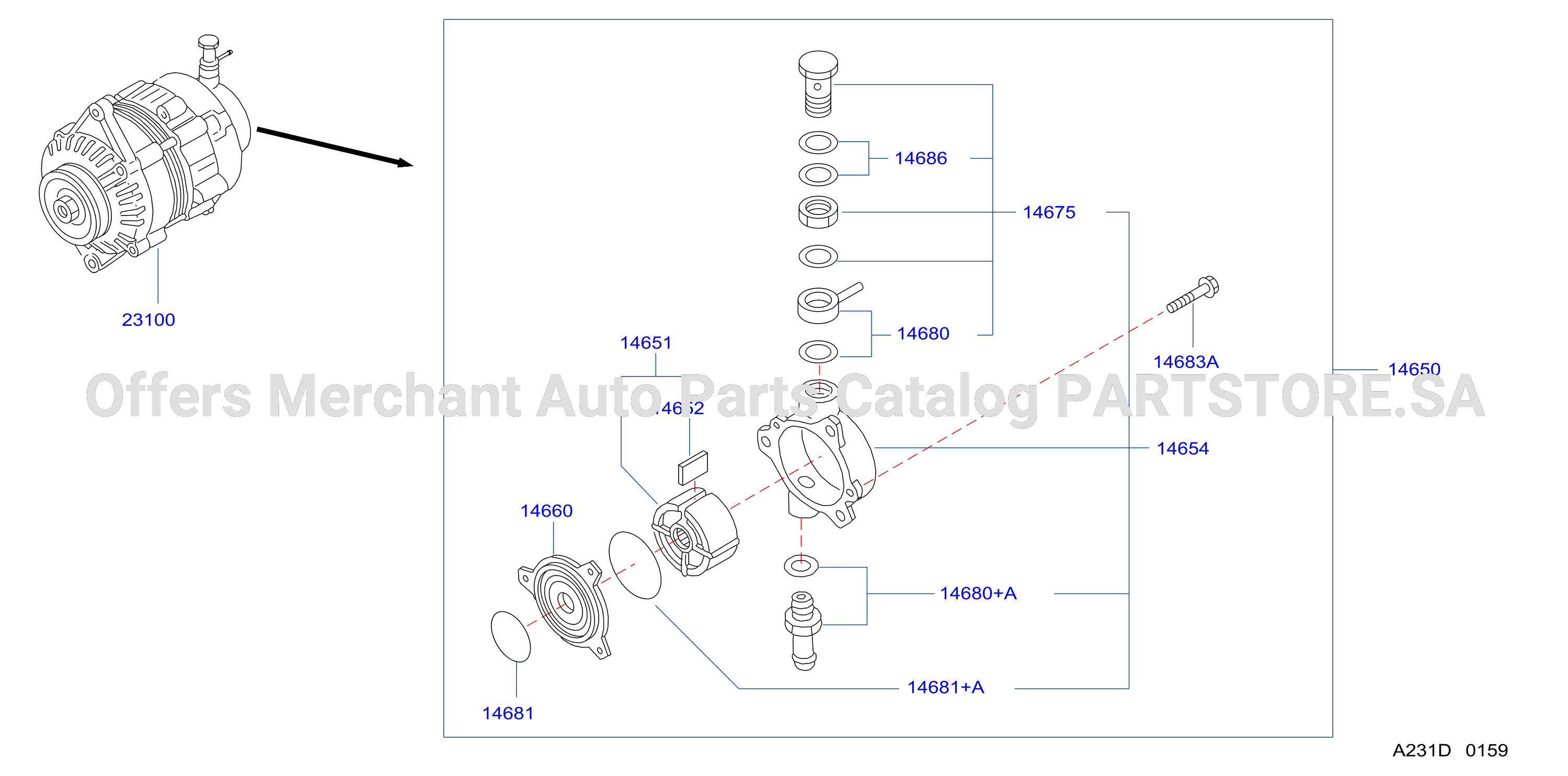 Alternator Vacuum Pump