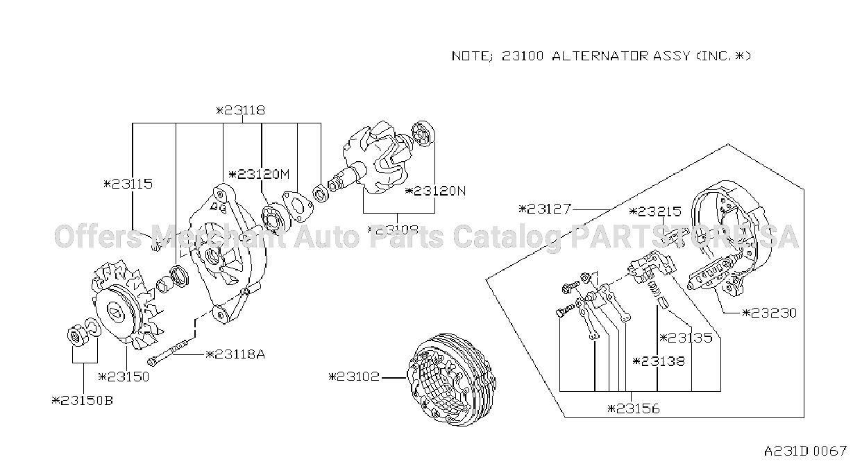 Alternator Mitsubishi