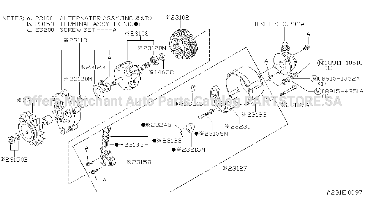 Alternator Hitachi