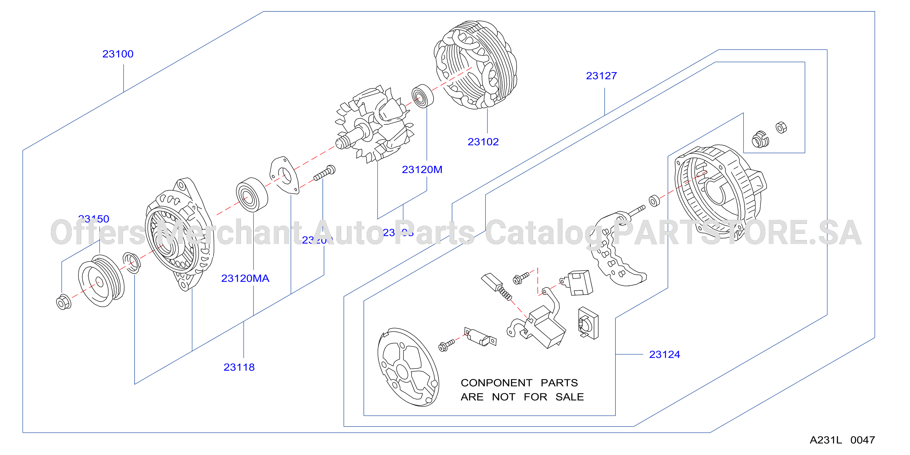Alternator Hitachi