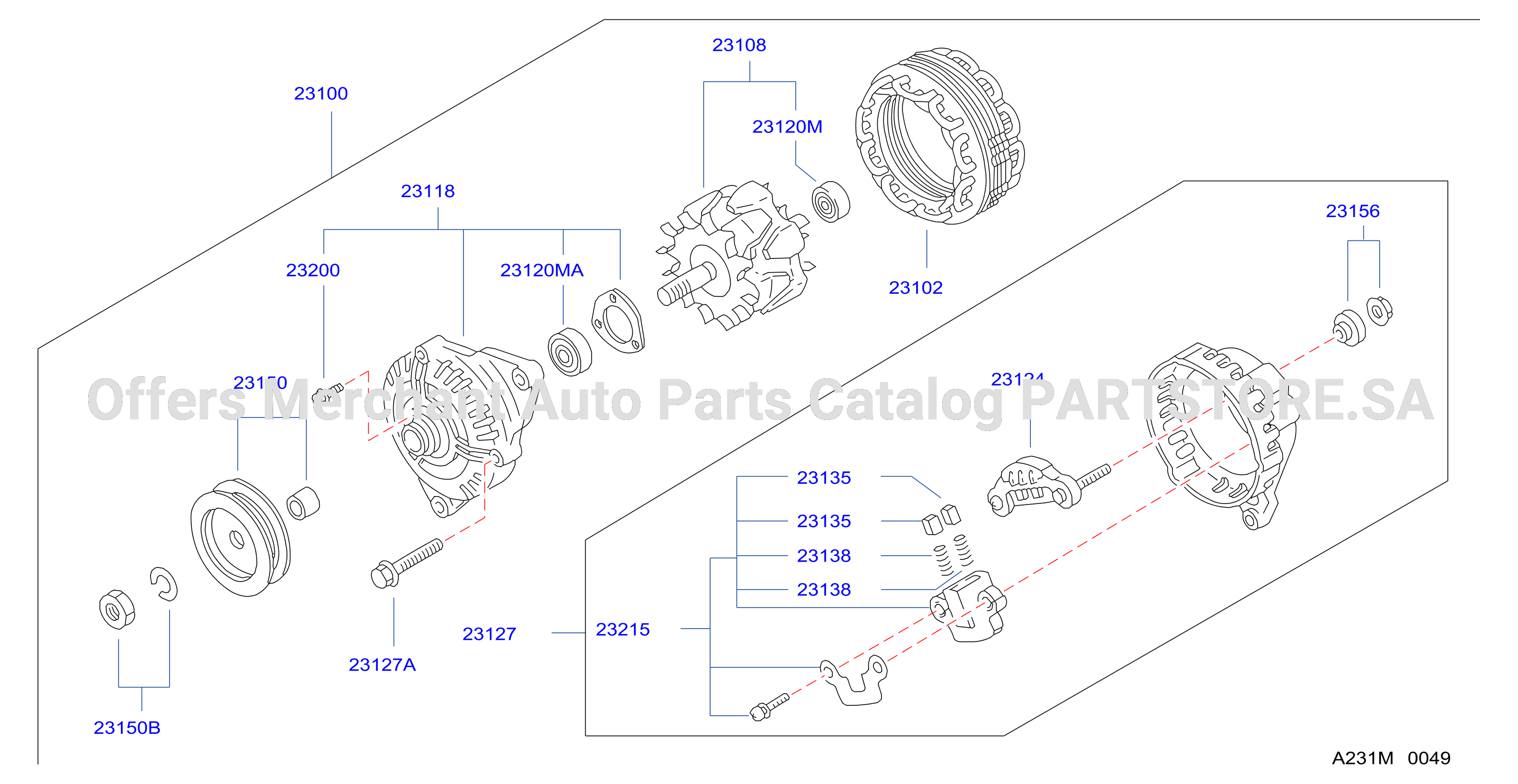 Alternator Mitsubishi