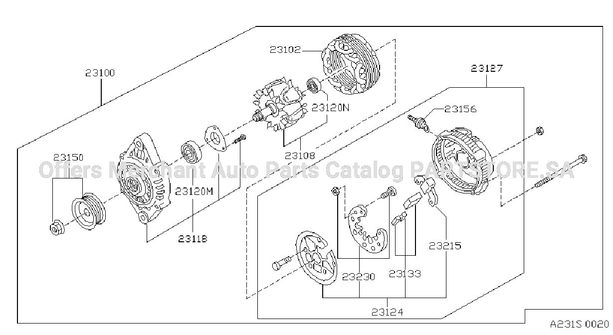 Alternator Hitachi