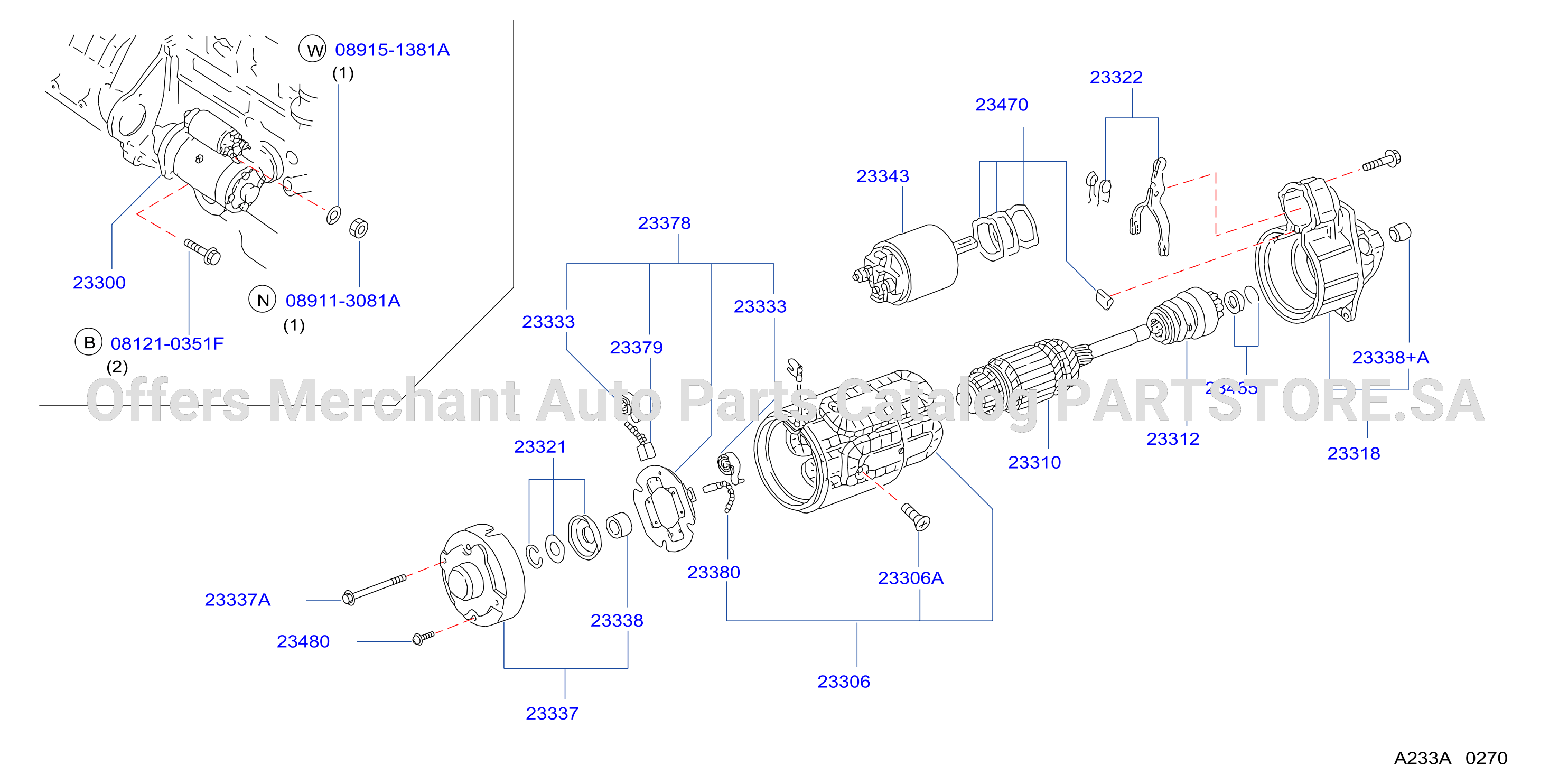 Starter Motor F / Std