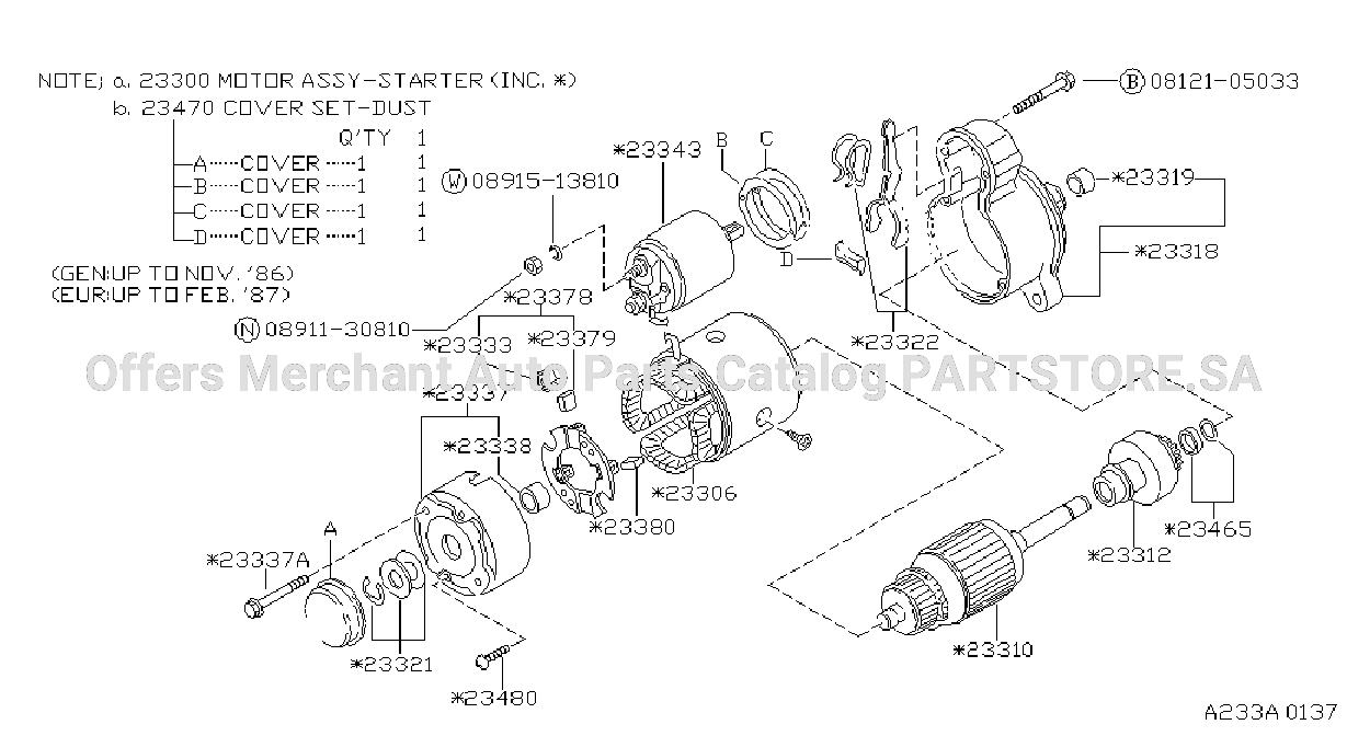 Starter Motor Hitachi