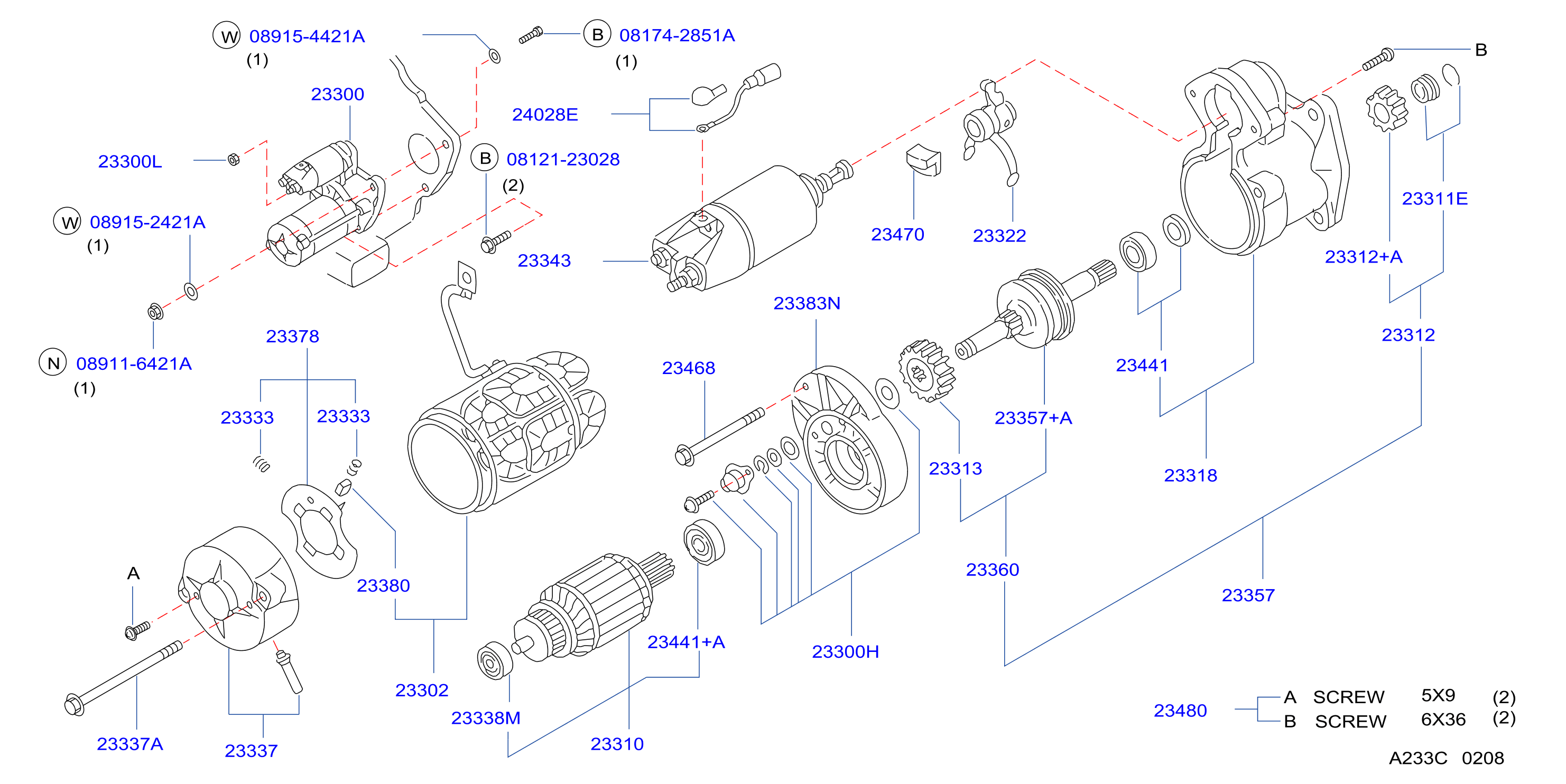 Starter Motor Mitsubishi