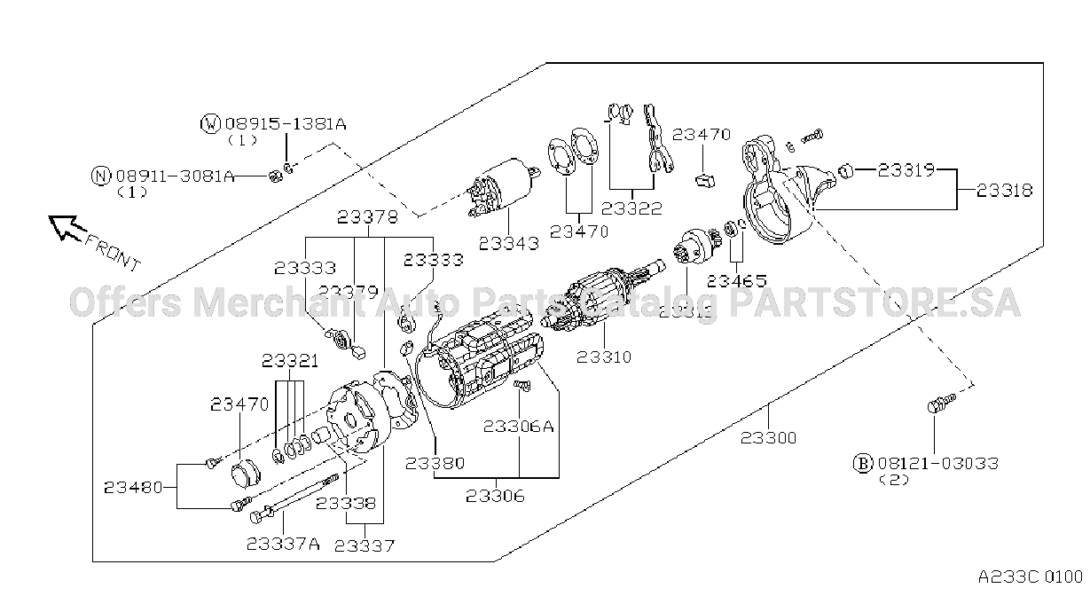 Starter Motor 1 0Kw