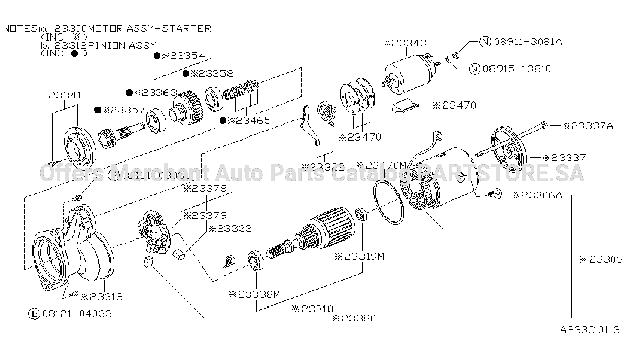 Starter Motor Hitachi