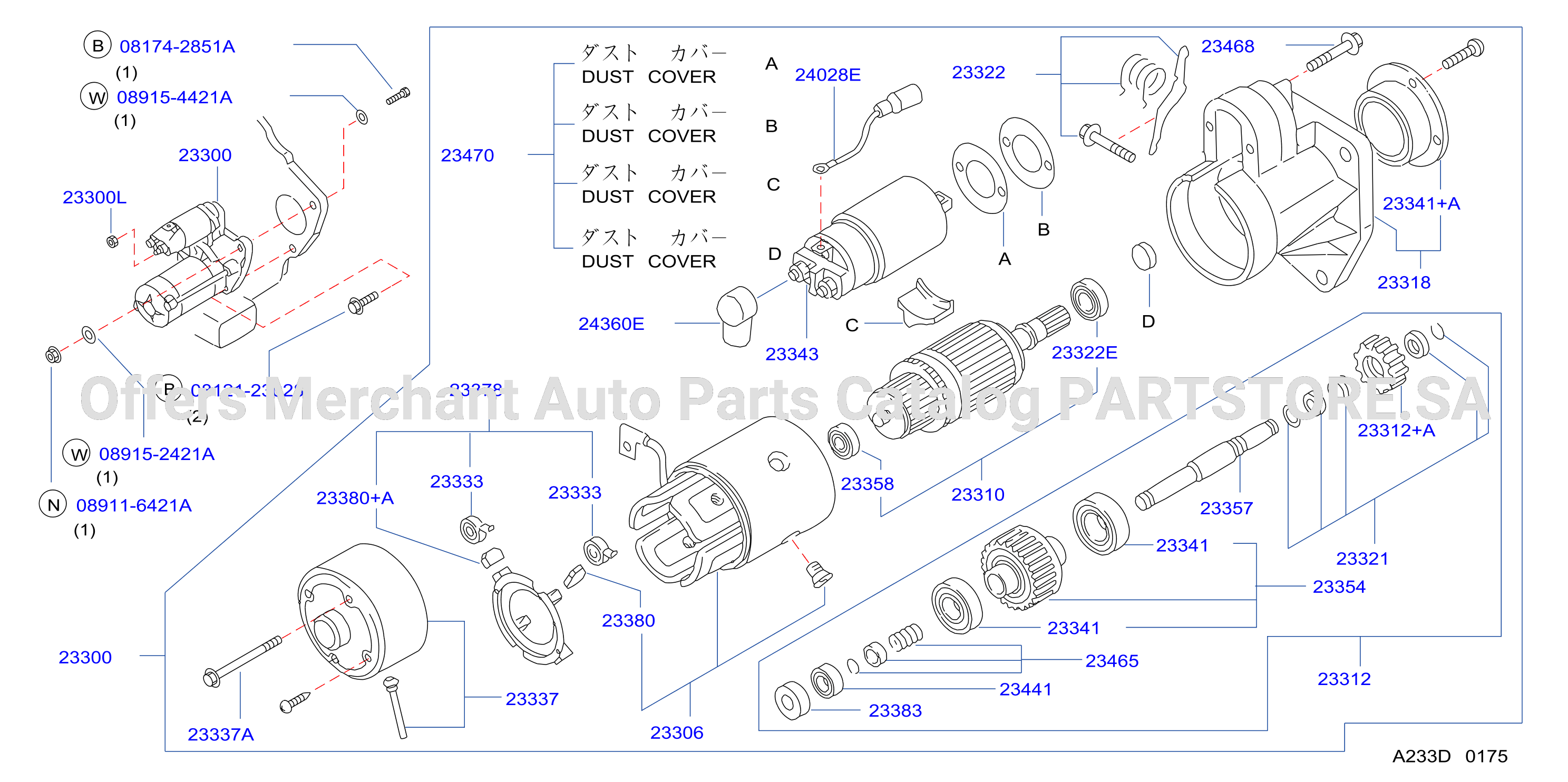 Starter Motor Hitachi
